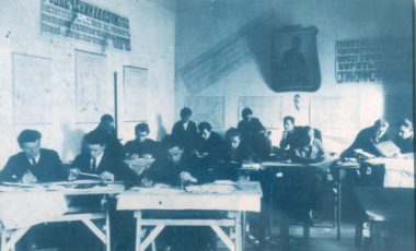 Аудитория дипломного проектирования. 1932 г