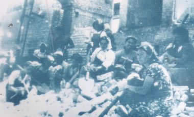 Студенты на восстановлении учебного корпуса