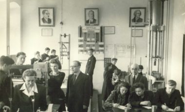 Кафедра сопромата 1956 г.