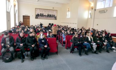 В Приазовском государственном техническом университете состоялась встреча студентов Мариуполя с делегацией общественных организаций Российской Федерации и Донецкой Народной Республики