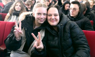 В Приазовском государственном техническом университете состоялась встреча студентов Мариуполя с делегацией общественных организаций Российской Федерации и Донецкой Народной Республики