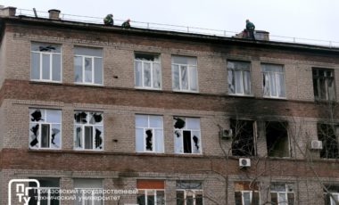 Московские строители развернули восстановительные работы в Приазовском государственном техническом университете