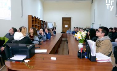 В стенах Приазовского государственного технического университета состоялась презентационная встреча студентов ПГТУ и МГУ им. А. Куинджи с амбассадором Арт-кластера «Таврида» Екатериной Семеновой